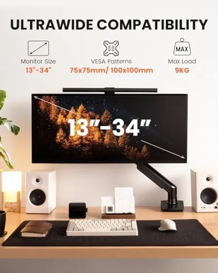 Detalle del sistema de gestión de cables del ErGear con canaleta abierta lista para recoger HDMI y alimentación