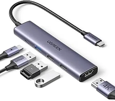UGREEN Revodok 105: hub USB-C 5 en 1 para teletrabajo (2026)