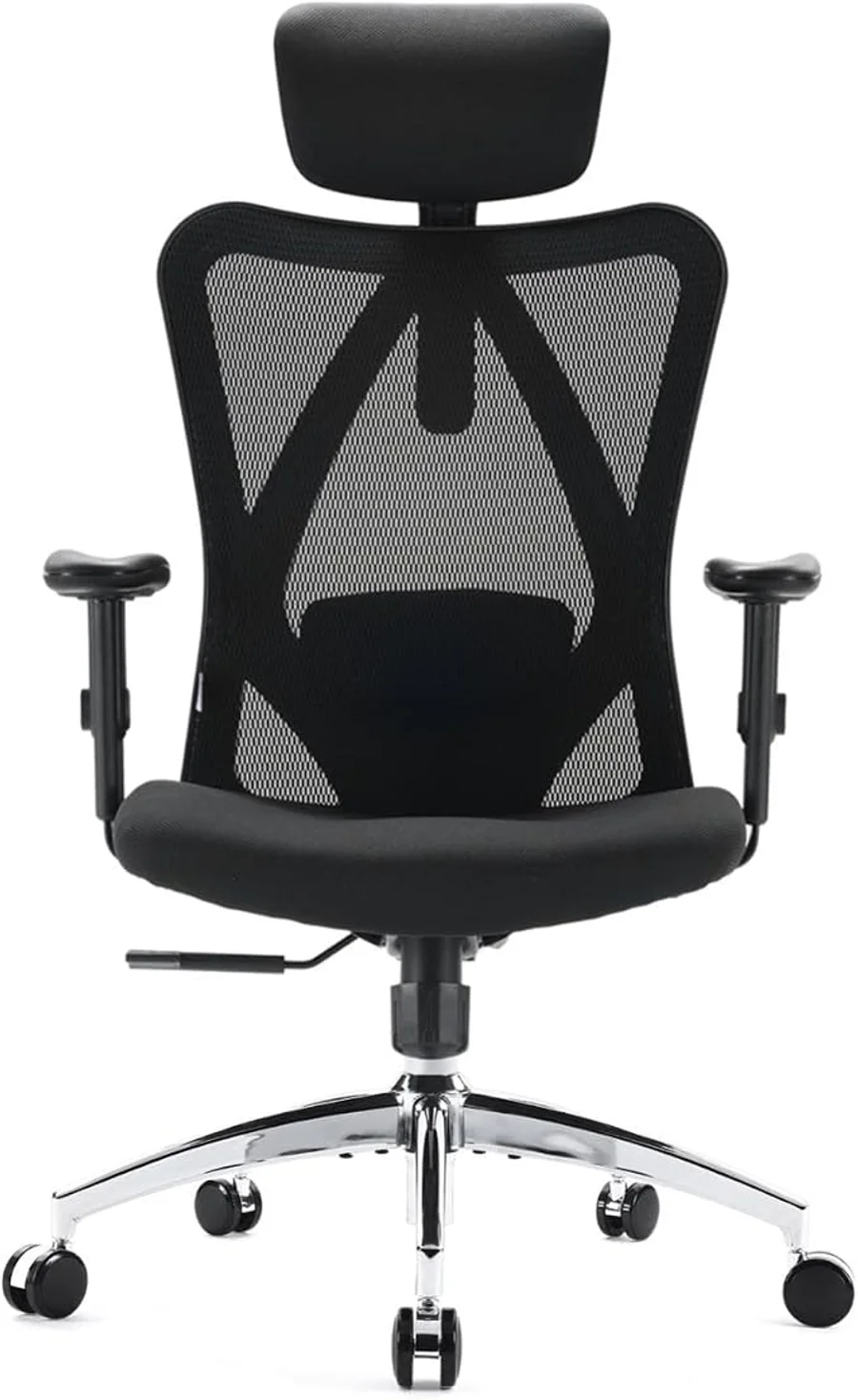 SIHOO M18 Silla Oficina Ergonómica, Soporte Lumbar Ajustable, 150 Kg, Negro